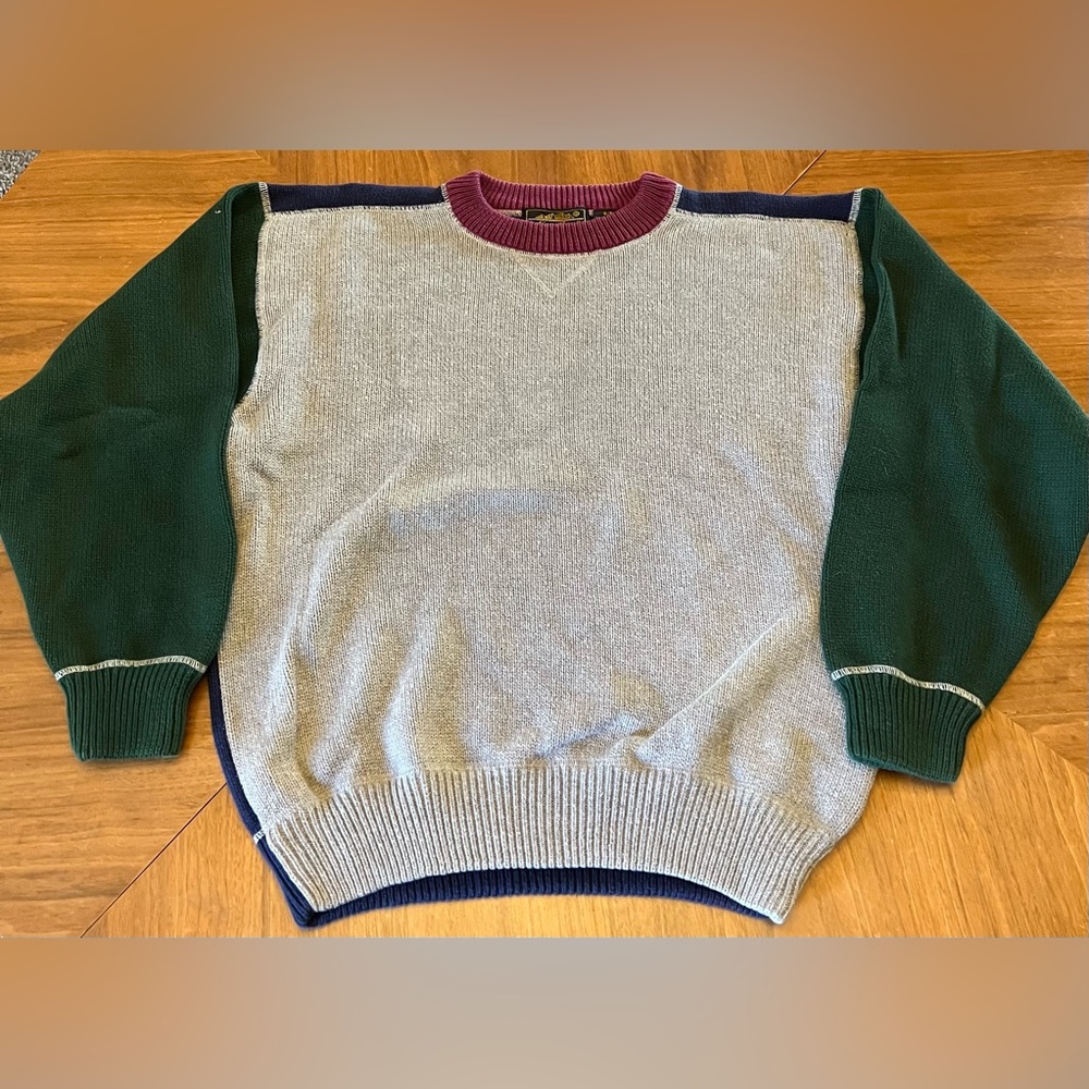 Vintage Eddie Bauer Multicolored Knit Sweater